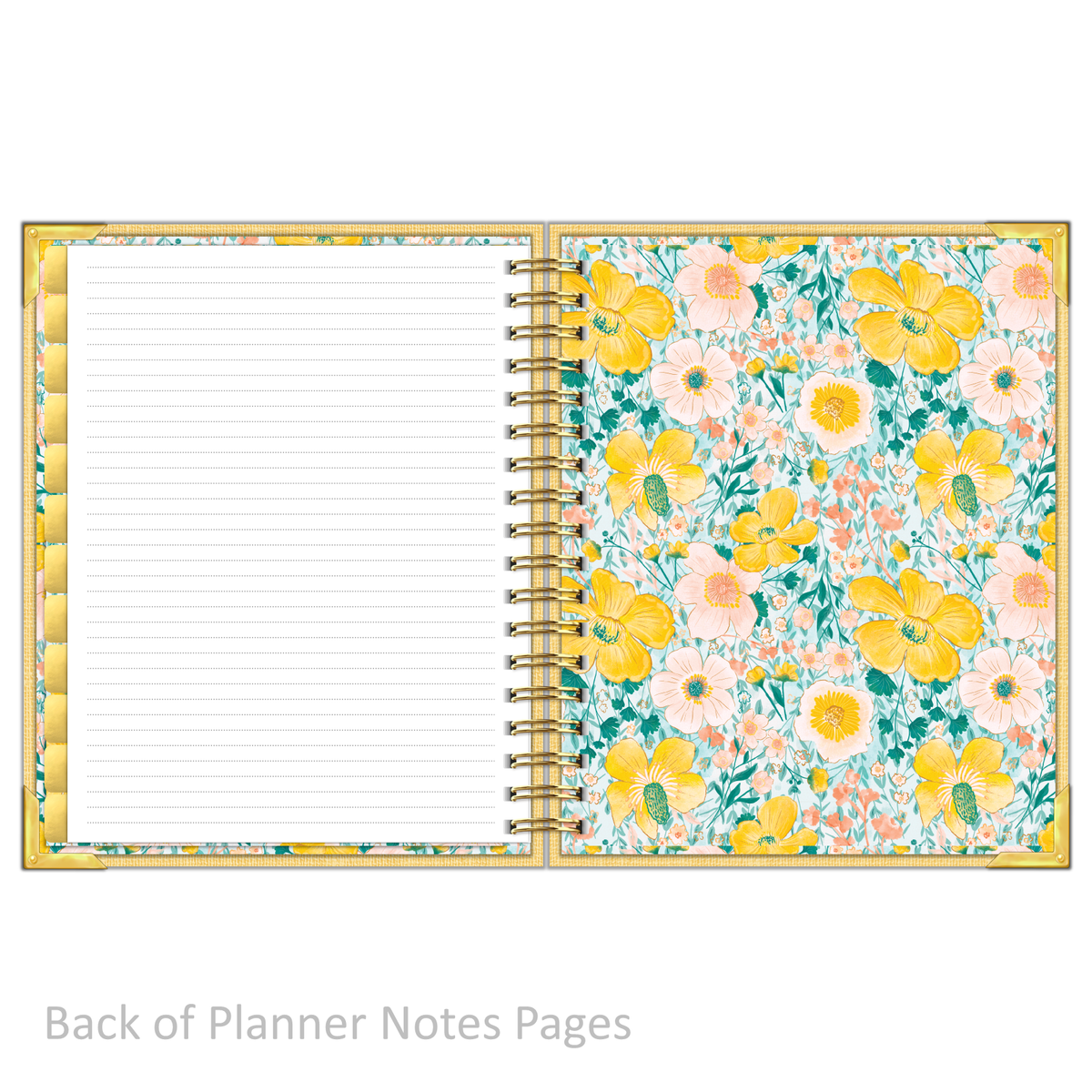 &quot;Weekly&quot; Planner - &quot;UNDATED&quot; Mustard Linen