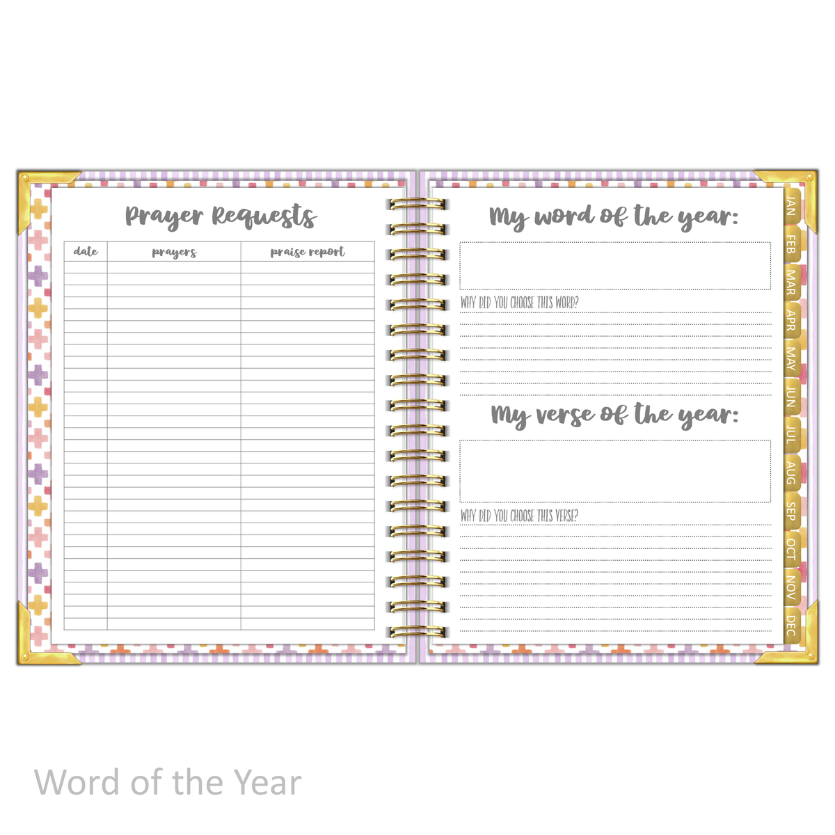 2027 "Classic" Daily Planner - "DATED" Wildflowers