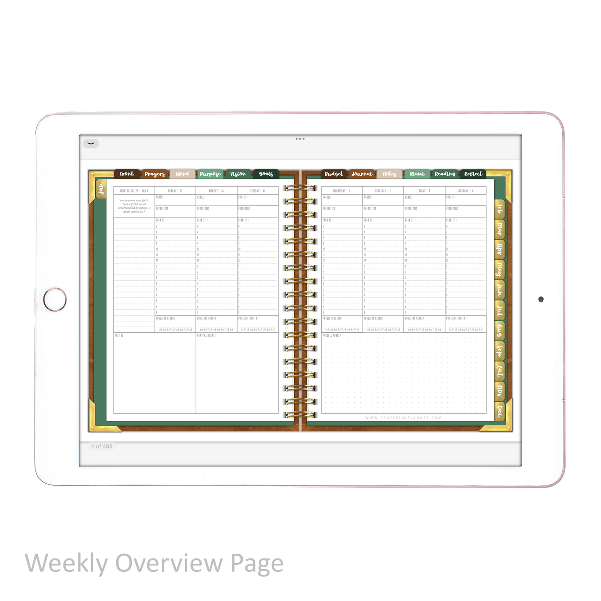 2025 Digital Planner All-In-One - STEADFAST