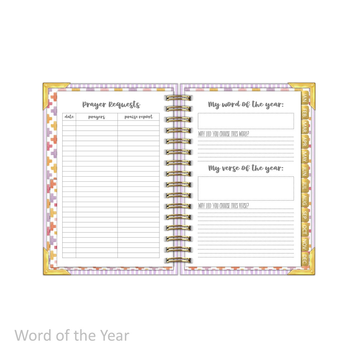 2027 "Petite" Daily Planner - "DATED" Wildflowers