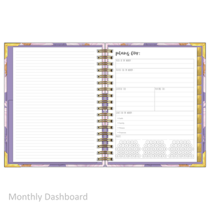 Daily Planner - "UNDATED" Luminant Lilac