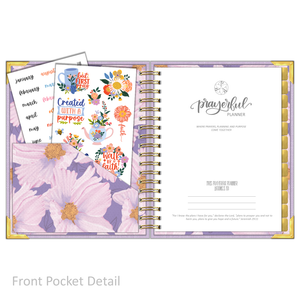 "Weekly" Planner - "UNDATED" Lilac Linen