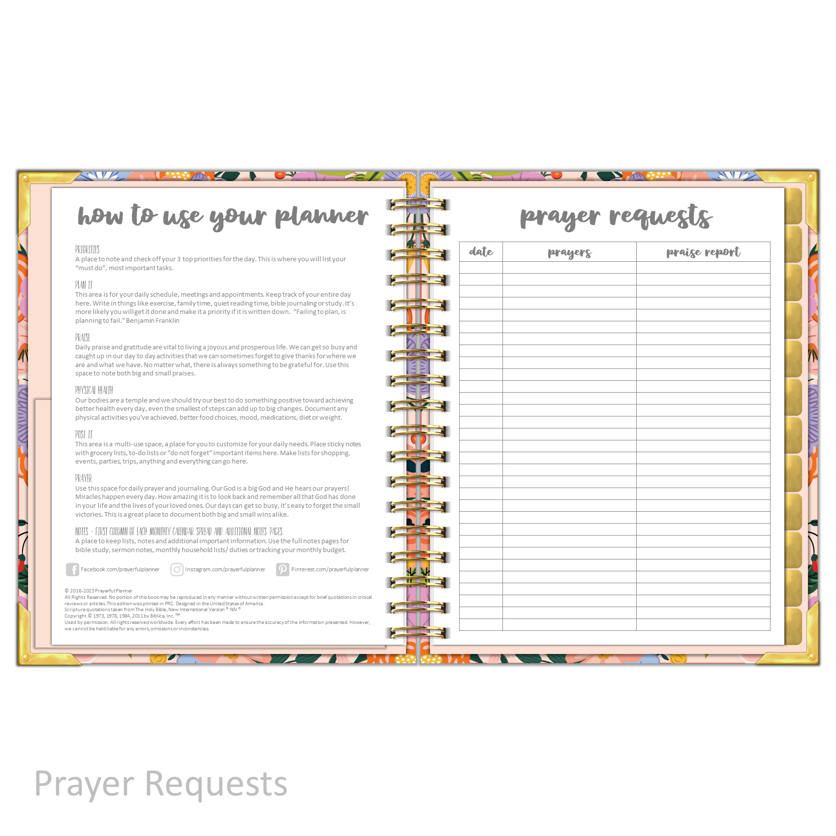 All - Prayerful Planner