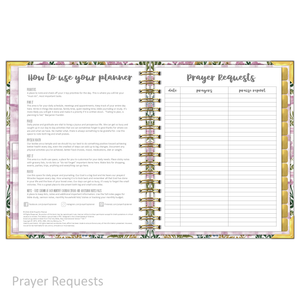 Daily Planner - "UNDATED" Garden of Hope