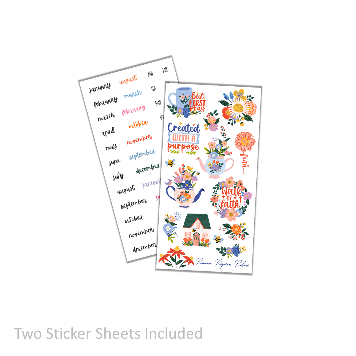 Daily Planner - &quot;UNDATED&quot; Luminant Lilac