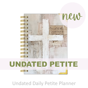 "Petite" Daily Planner - "UNDATED" The Cross