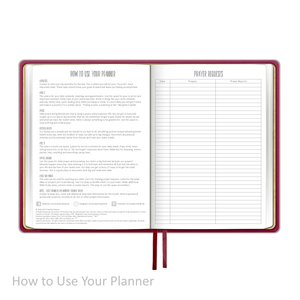 2027 "Weekly" Planner - "DATED" Soft Cover Red