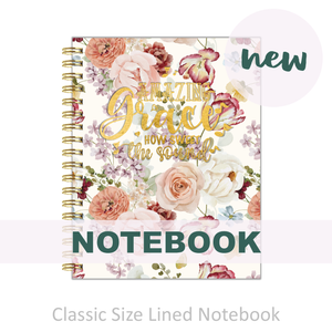 2026 Notebook - "Classic Size" Amazing Grace