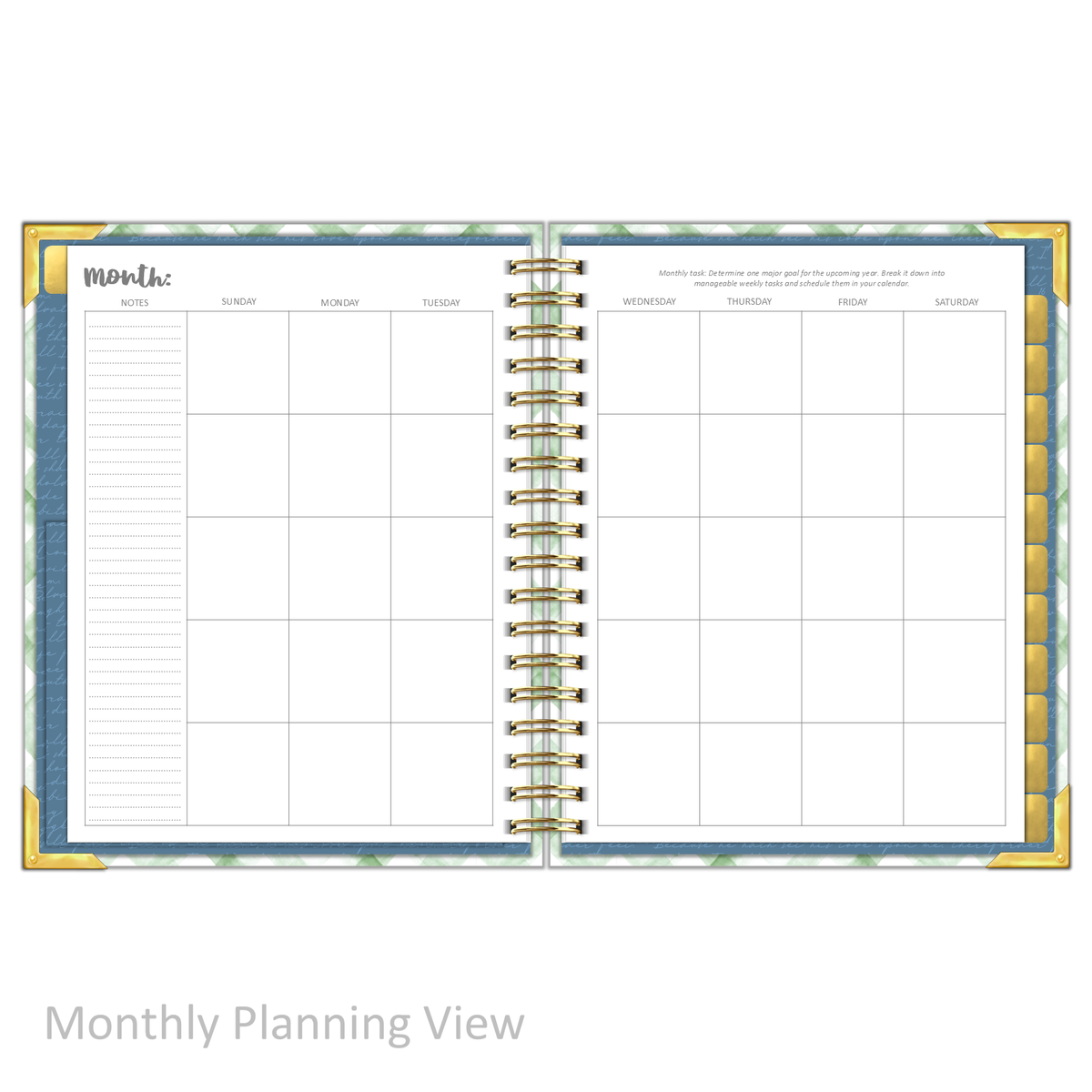 Daily Planner - "UNDATED" My Refuge