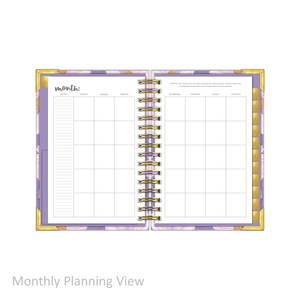 "Petite" Prayerful Planner - "UNDATED" Luminant Lilac