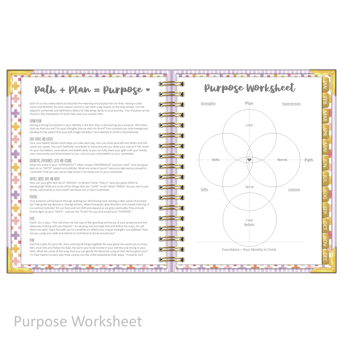 2027 "Classic" Daily Planner - "DATED" Wildflowers
