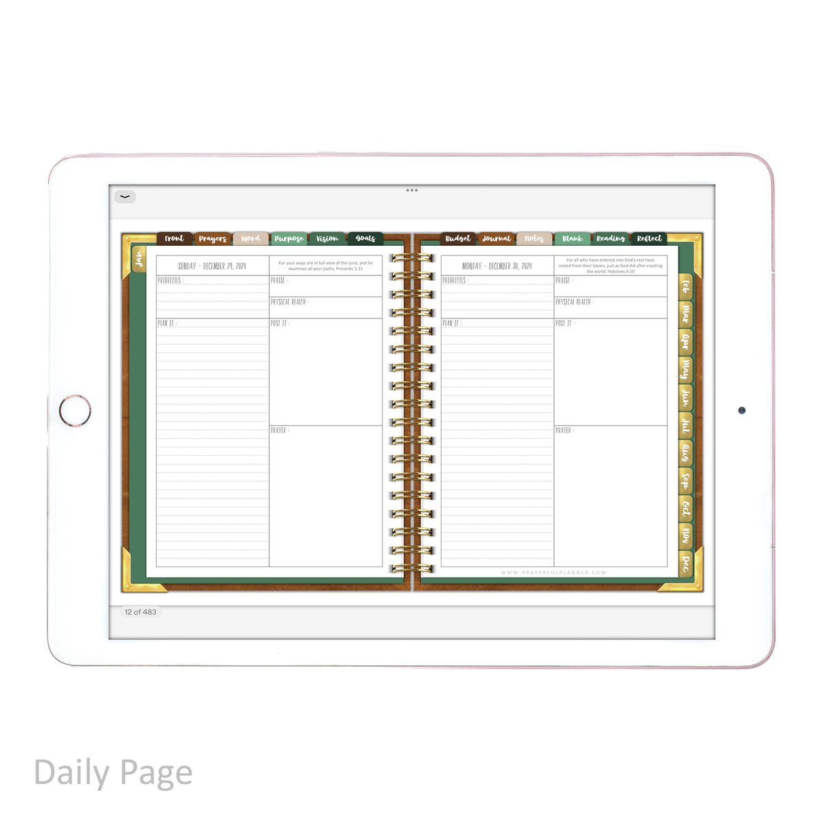 2025 Digital Planner All-In-One - STEADFAST