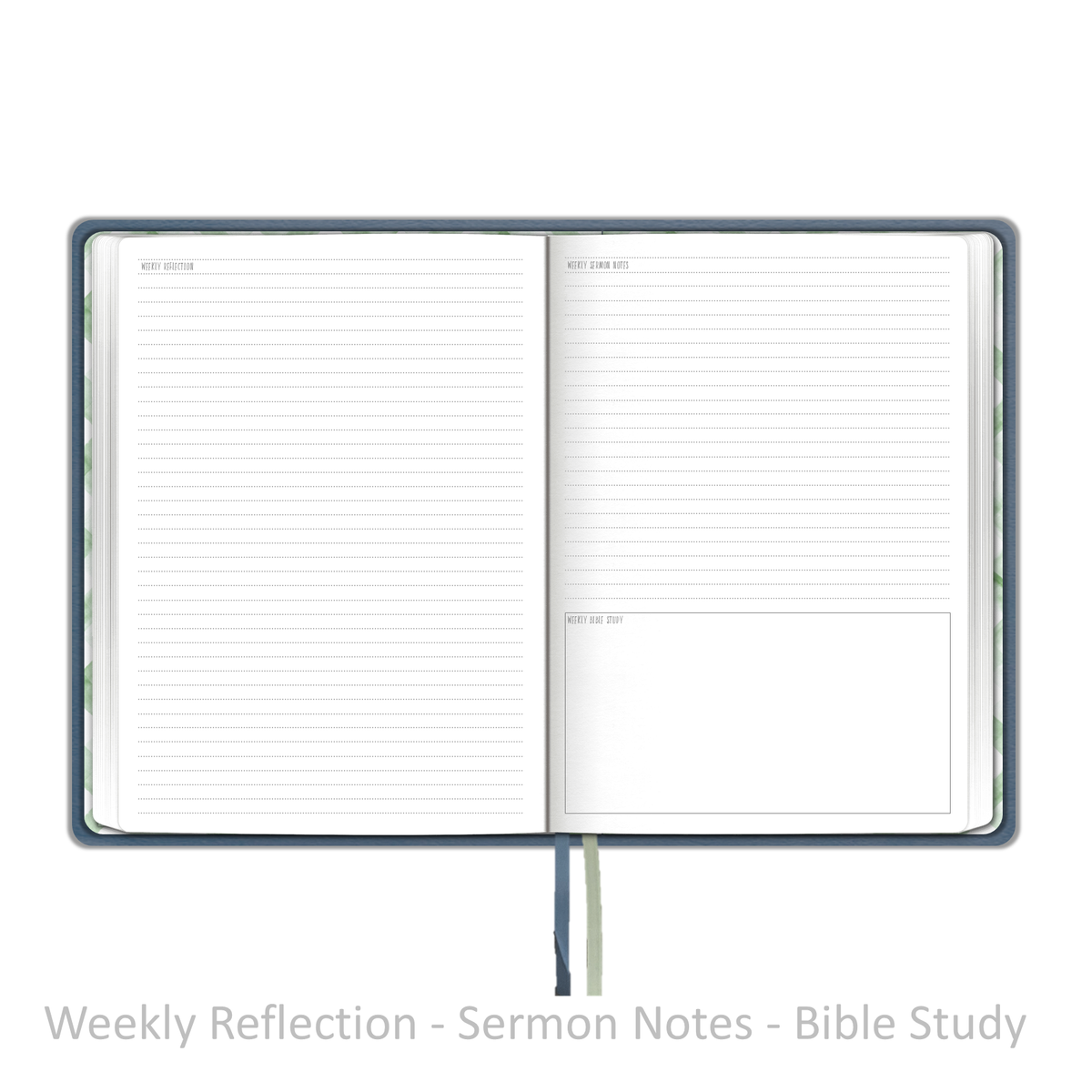 Weekly Planner - "UNDATED" Soft Cover BLUE