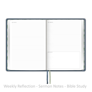 Weekly Planner - "UNDATED" Soft Cover BLUE