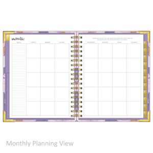 Daily Planner - "UNDATED" Luminant Lilac