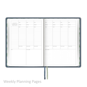 Weekly Planner - "UNDATED" Soft Cover BLUE