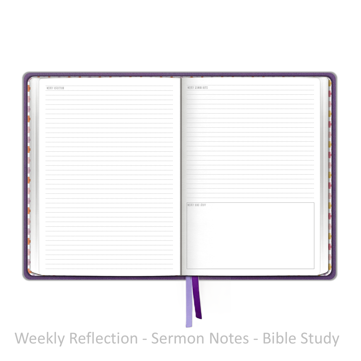 2027 "Weekly" Planner - "DATED" Soft Cover Purple