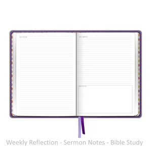 2027 "Weekly" Planner - "DATED" Soft Cover Purple