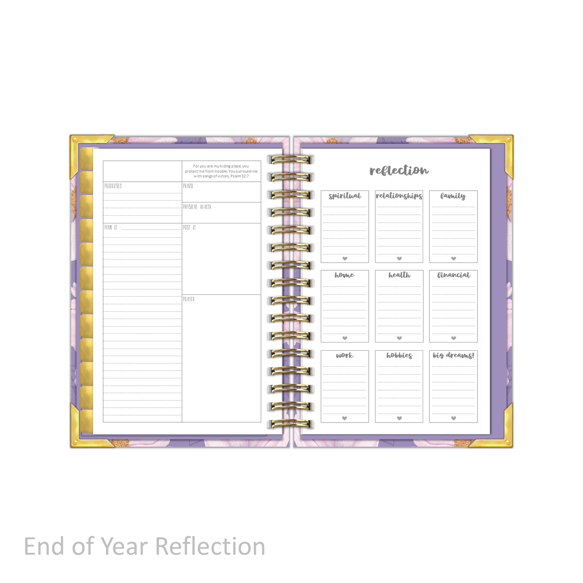 &quot;Petite&quot; Prayerful Planner - &quot;UNDATED&quot; Luminant Lilac