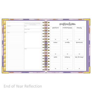 Daily Planner - "UNDATED" Luminant Lilac