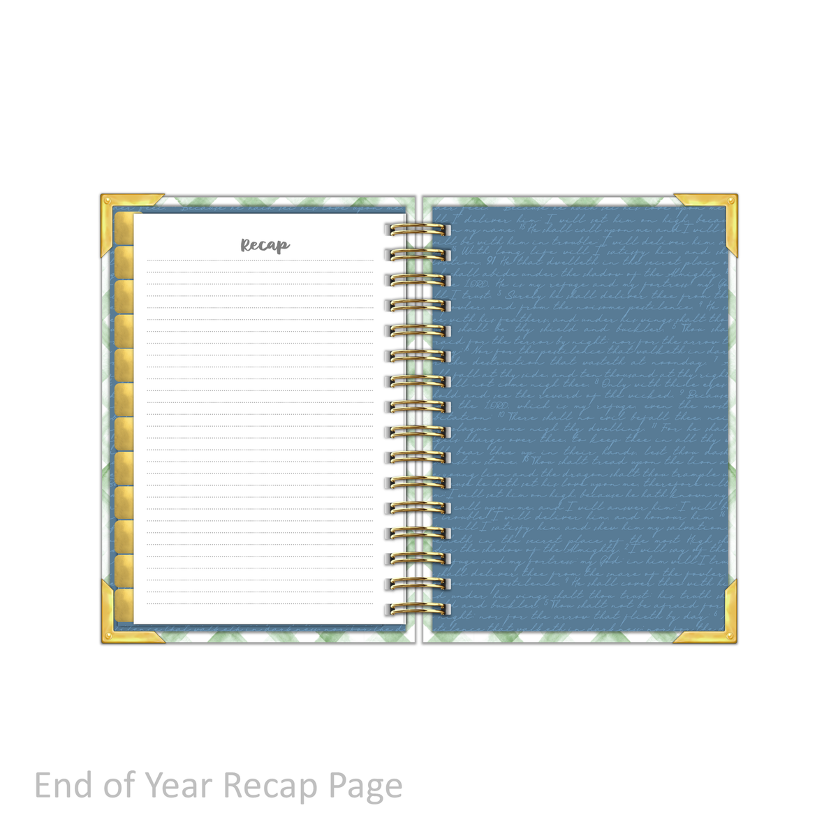 "Petite" Daily Planner - "UNDATED" My Refuge