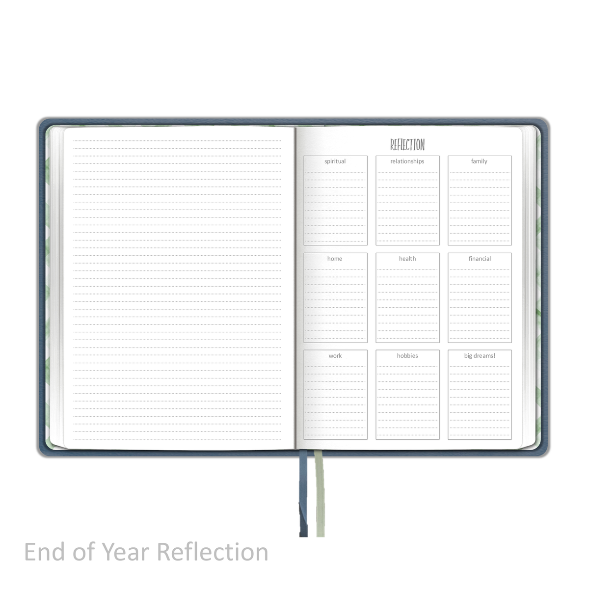 Weekly Planner - "UNDATED" Soft Cover BLUE