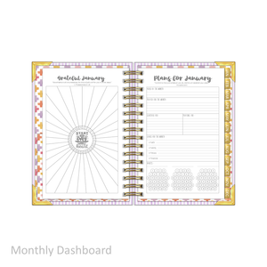 2027 "Petite" Daily Planner - "DATED" Wildflowers