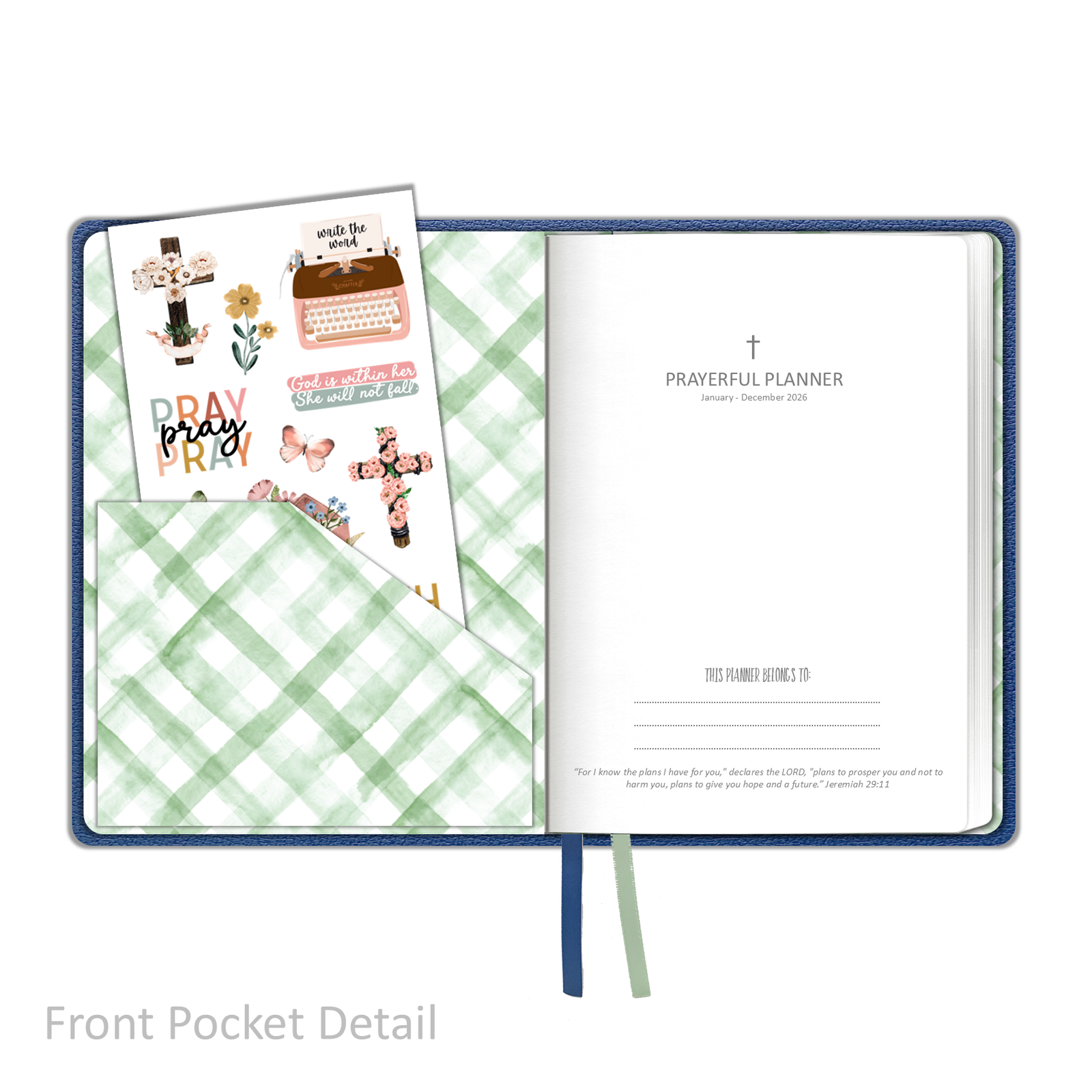 2026 "Weekly" Soft Cover BLUE - Prayerful Planner Dated