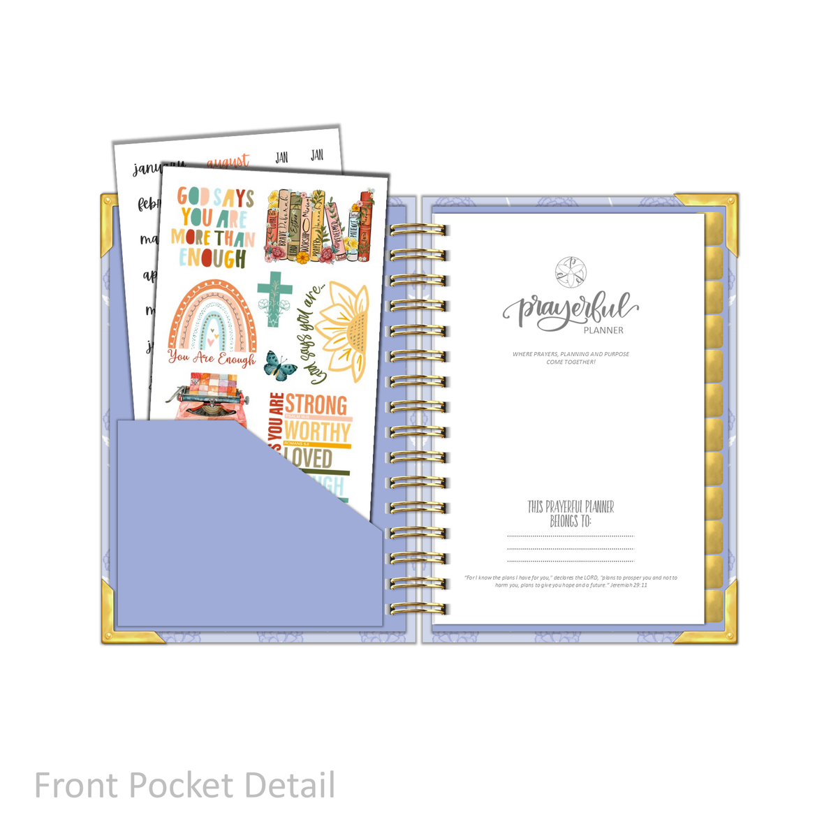 &quot;Petite&quot; Prayerful Planner - &quot;UNDATED&quot; Splendid Sky