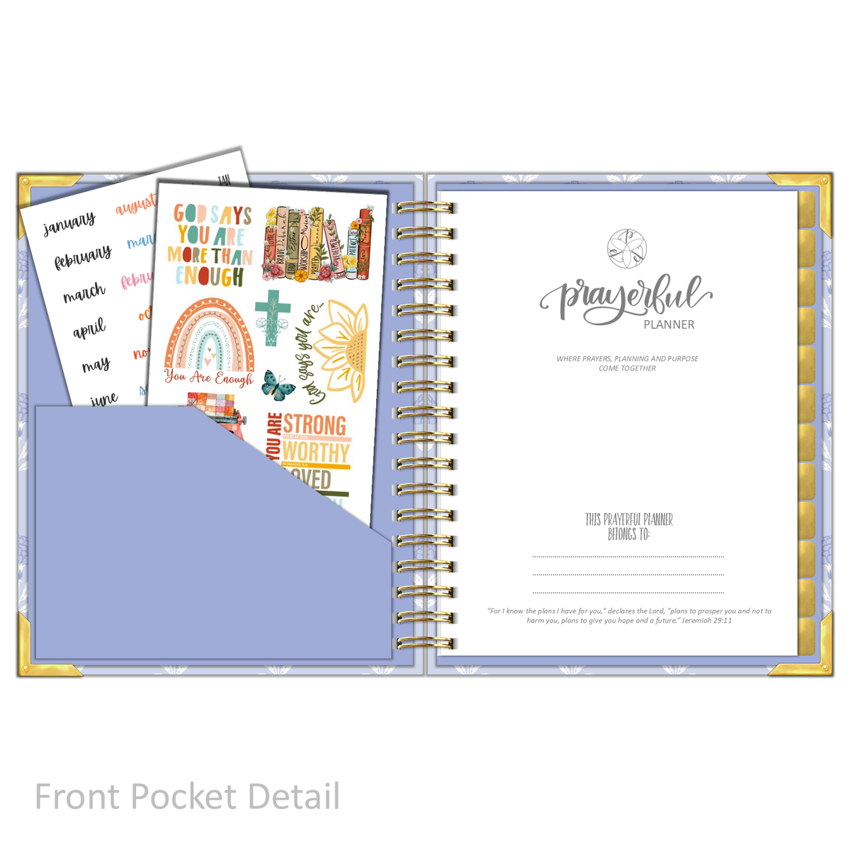 Daily Planner - &quot;UNDATED&quot; Splendid Sky