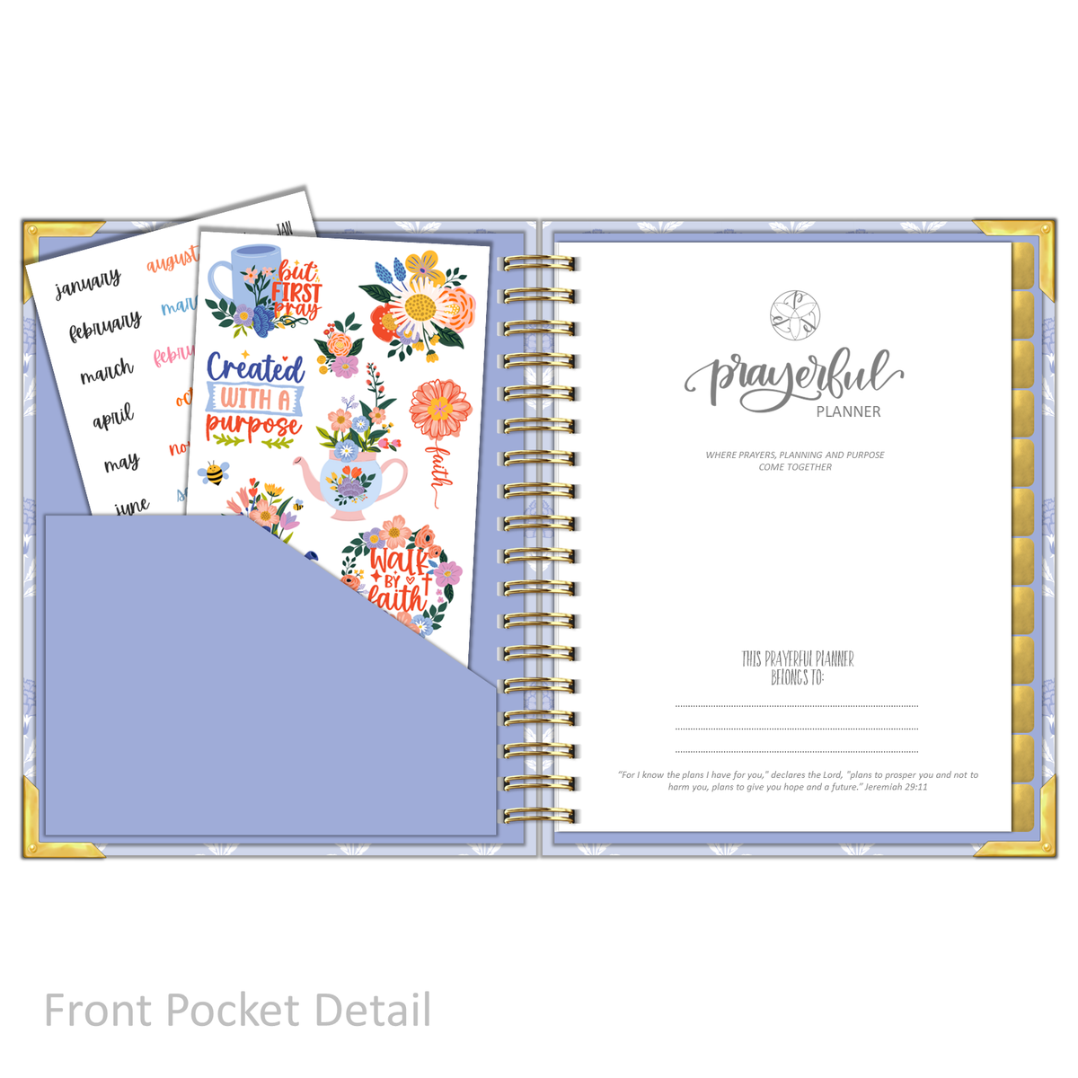 Daily Planner - &quot;UNDATED&quot; Splendid Sky