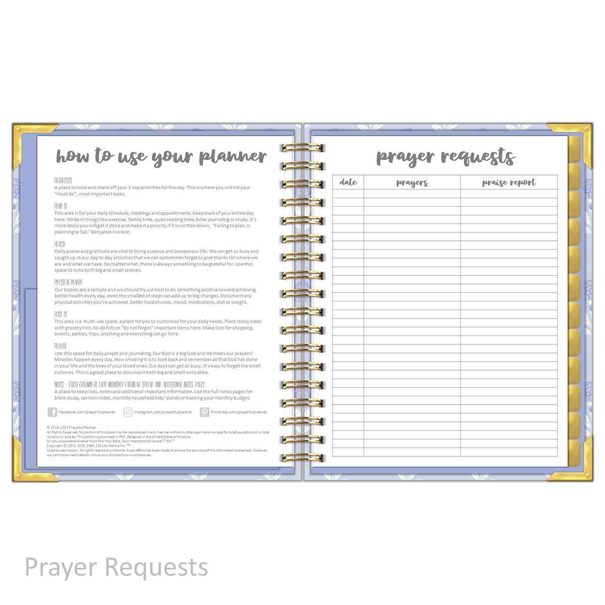 Daily Planner - &quot;UNDATED&quot; Splendid Sky