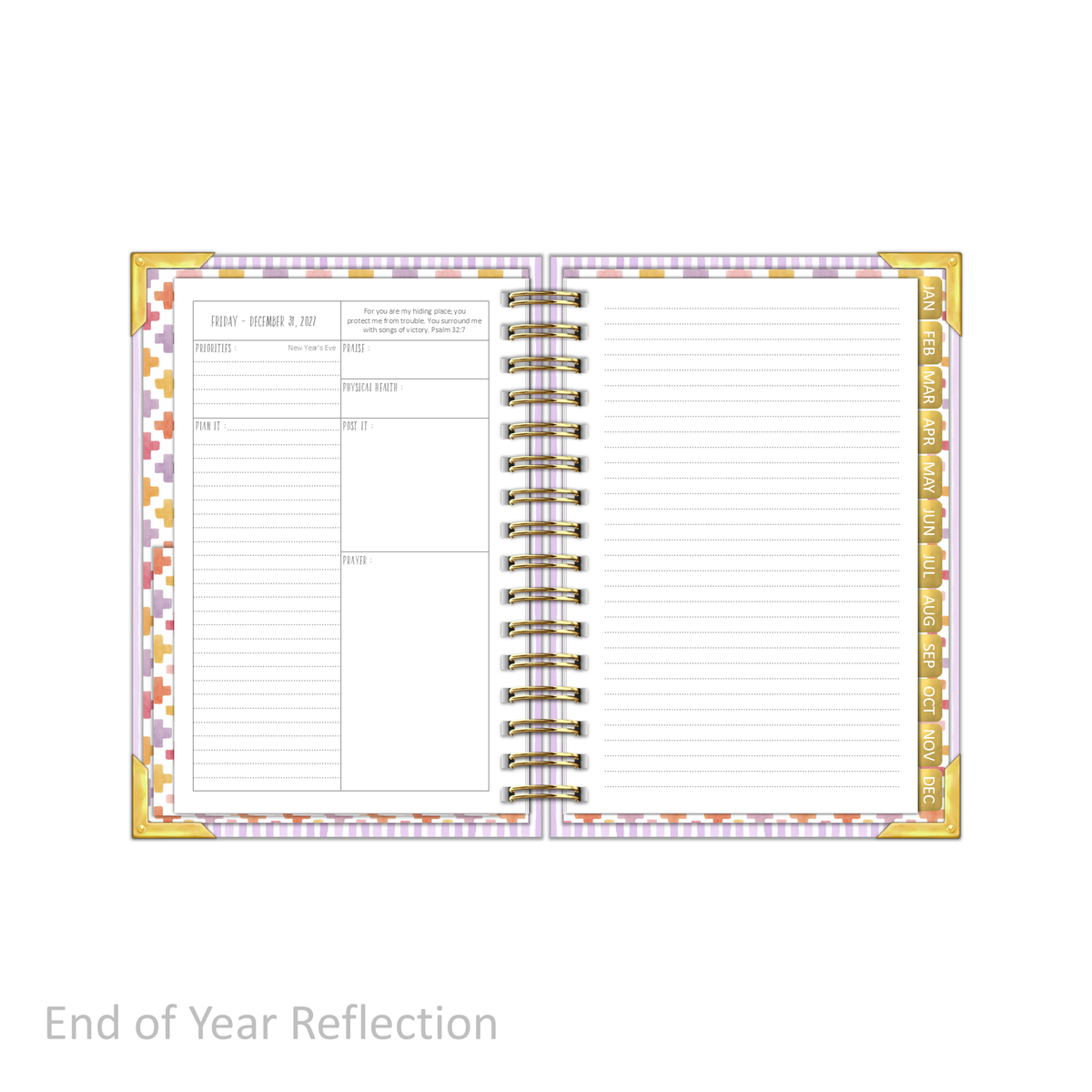 2027 "Petite" Daily Planner - "DATED" Wildflowers