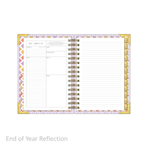 2027 "Petite" Daily Planner - "DATED" Wildflowers