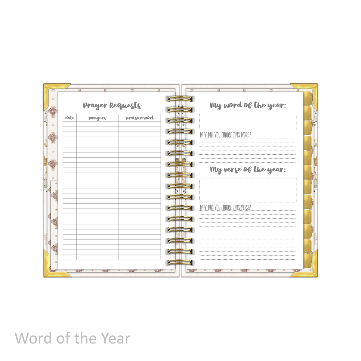 "Petite" Daily Planner - "UNDATED" Faith Over Fear