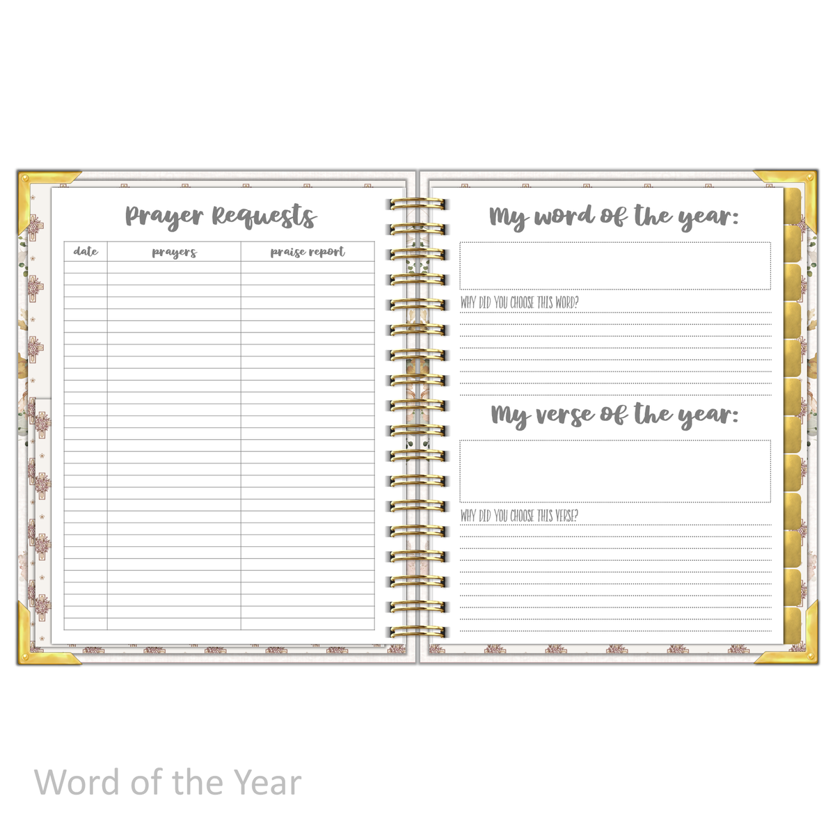 Daily Planner - "UNDATED" Faith Over Fear