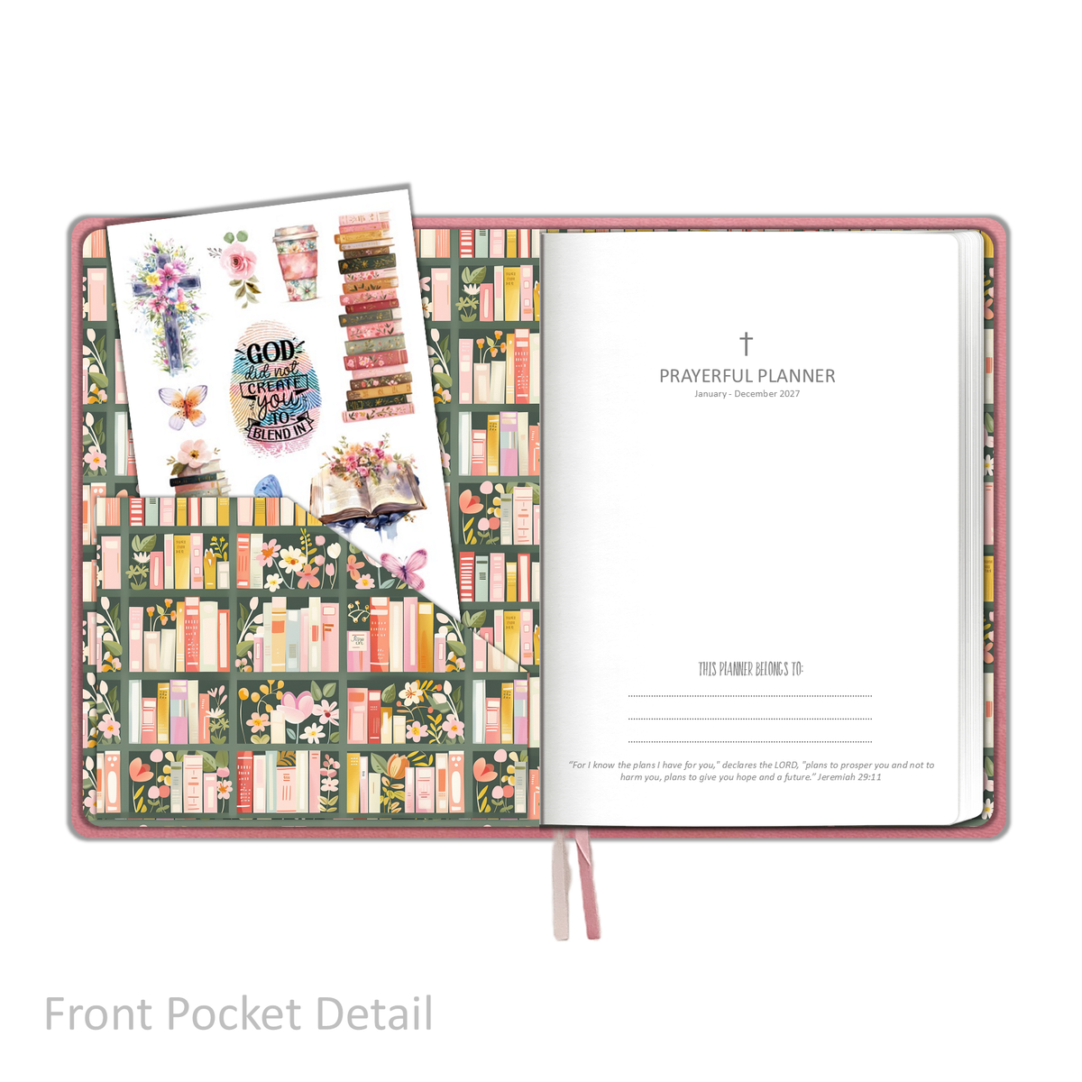 2027 "Weekly" Planner - "DATED" Soft Cover Pink