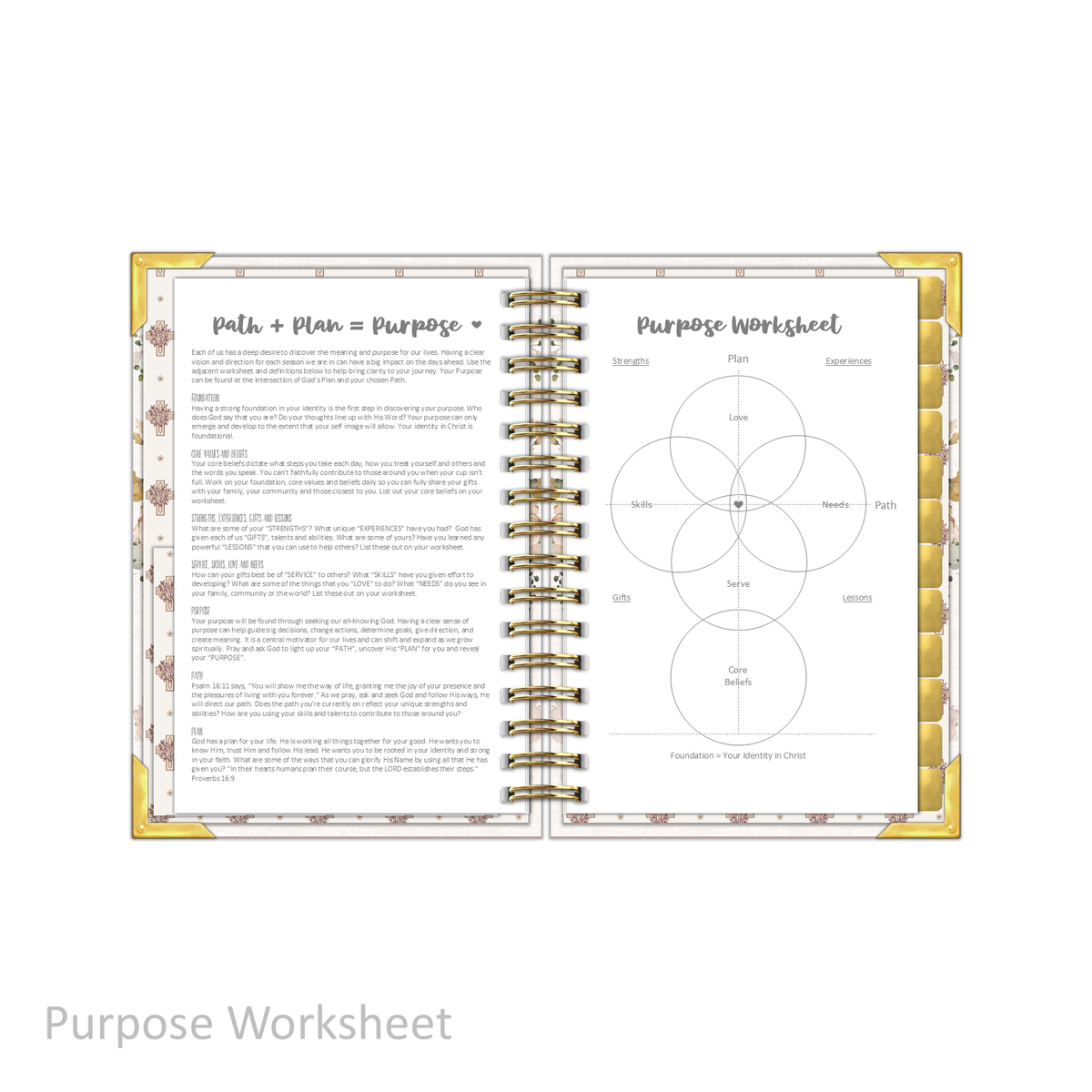 "Petite" Daily Planner - "UNDATED" Faith Over Fear