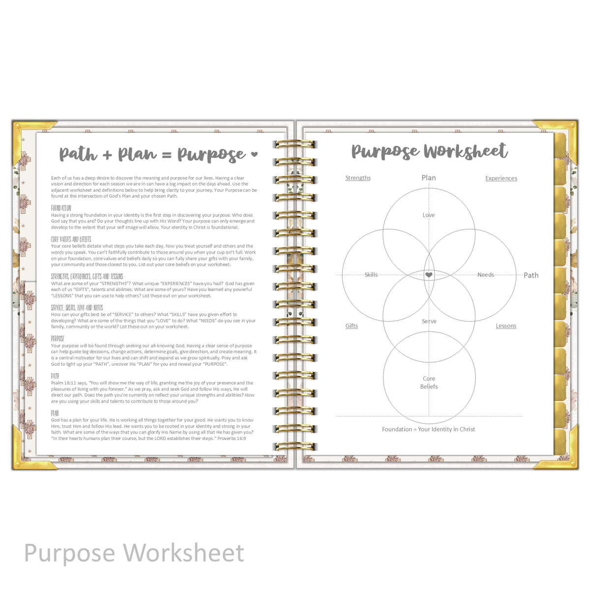 Daily Planner - "UNDATED" Faith Over Fear