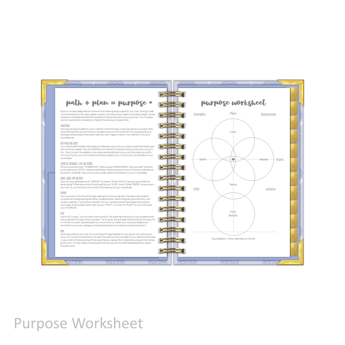 &quot;Petite&quot; Prayerful Planner - &quot;UNDATED&quot; Splendid Sky
