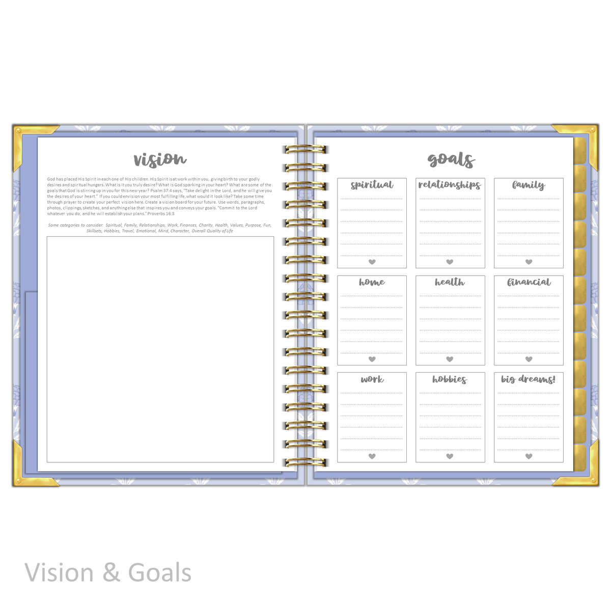 Daily Planner - &quot;UNDATED&quot; Splendid Sky