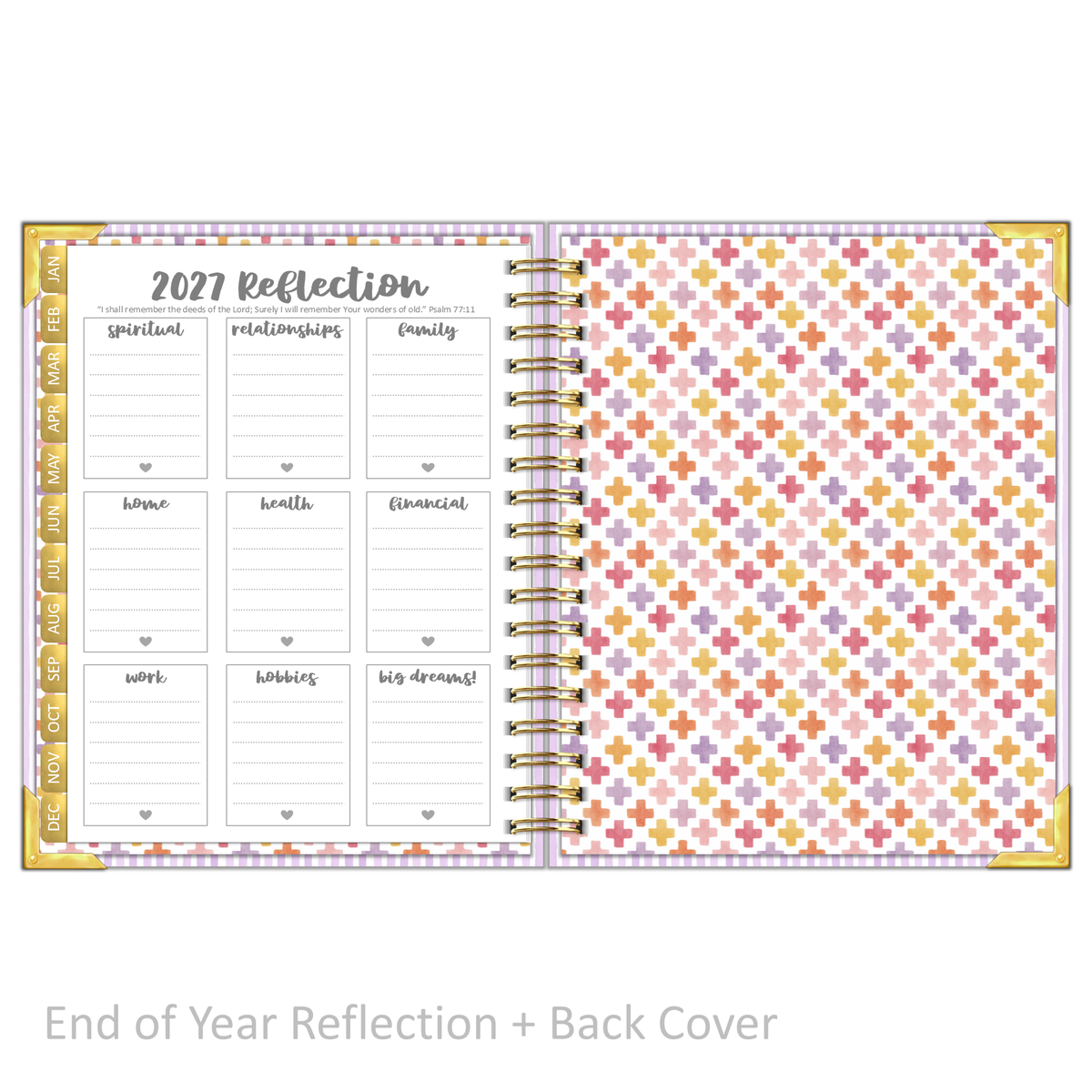 2027 "Classic" Daily Planner - "DATED" Wildflowers