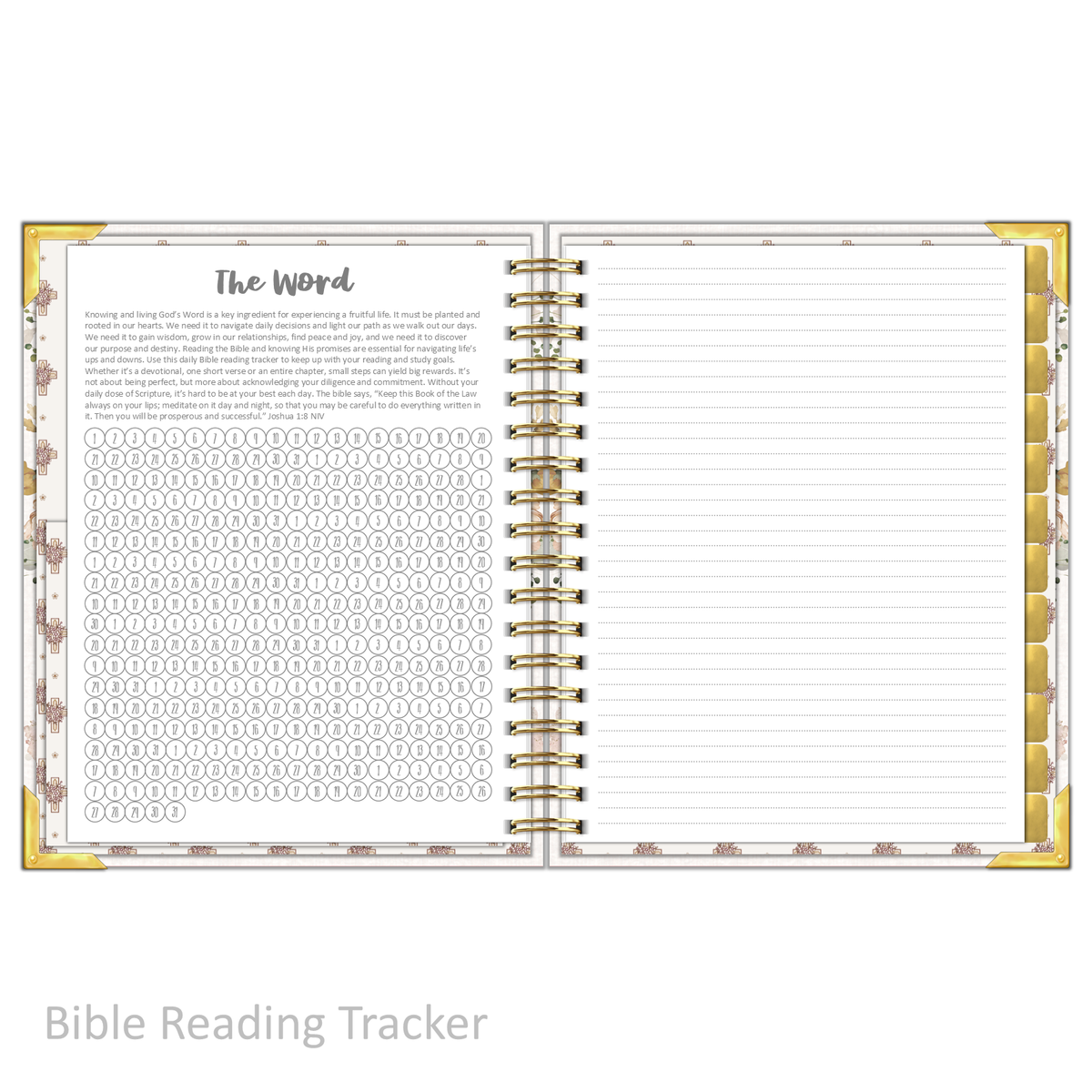 Daily Planner - "UNDATED" Faith Over Fear