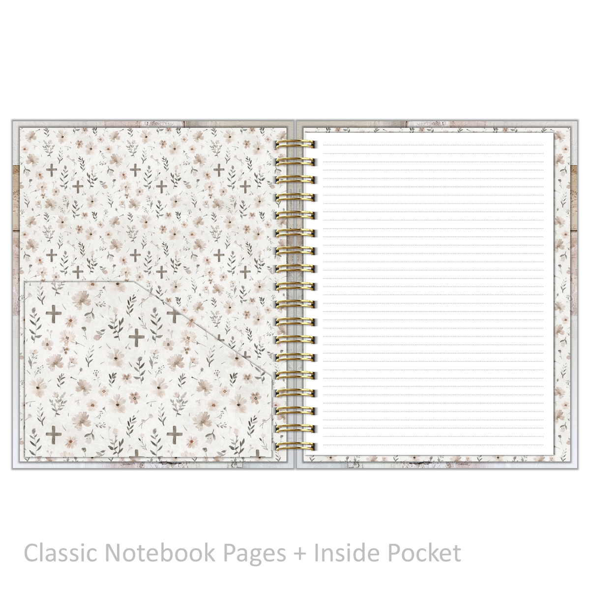 Notebook - "Classic Size" The Cross