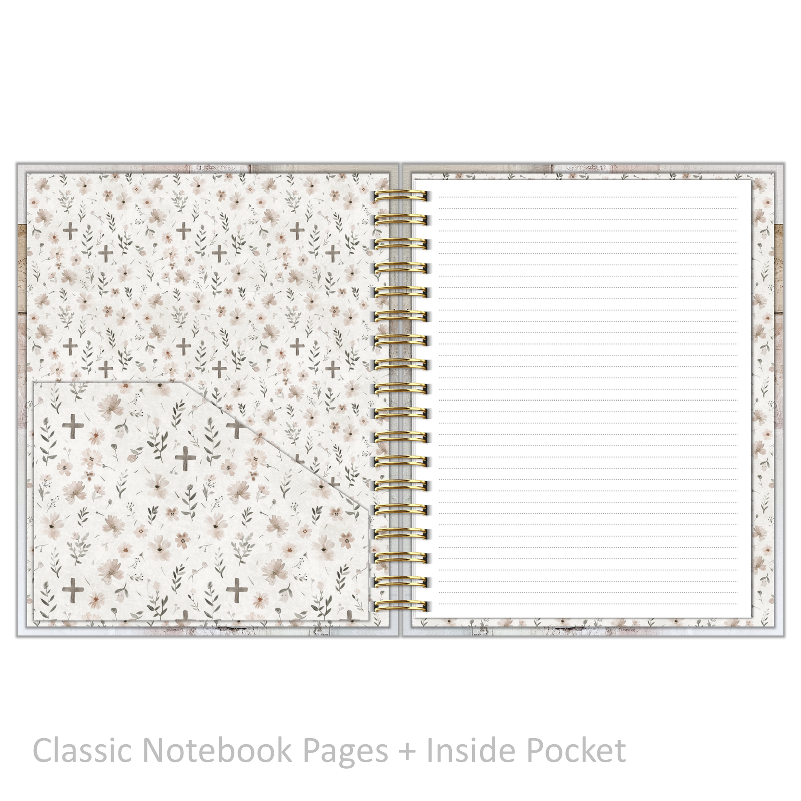 Notebook - "Classic Size" The Cross