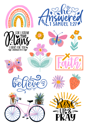 "Grow in Christ" Sticker Book