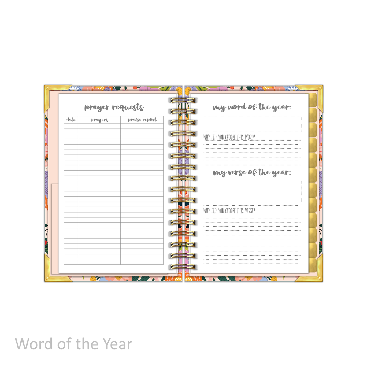 &quot;Petite&quot; Prayerful Planner - &quot;UNDATED&quot; Radiant Rose