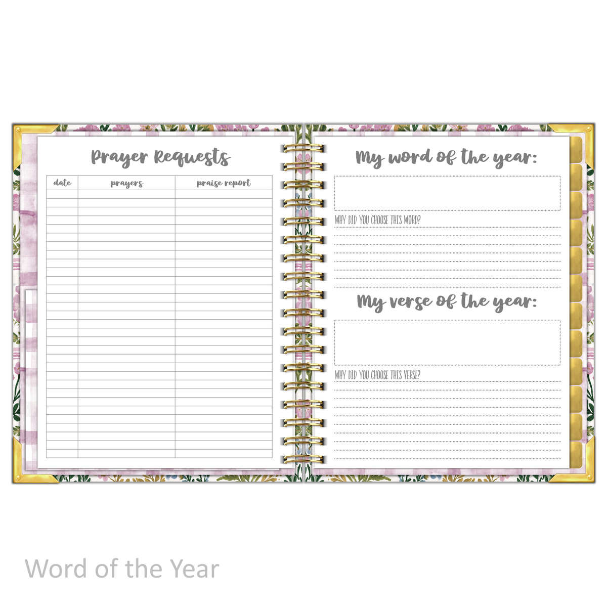 Daily Planner - "UNDATED" Garden of Hope