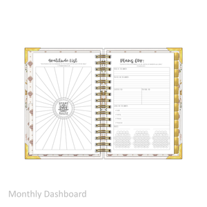 "Petite" Daily Planner - "UNDATED" Faith Over Fear