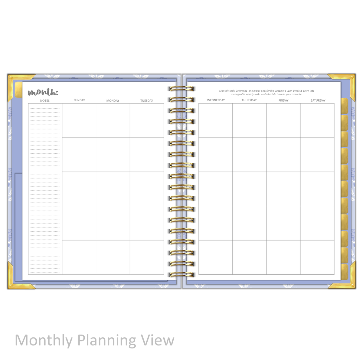 Daily Planner - &quot;UNDATED&quot; Splendid Sky
